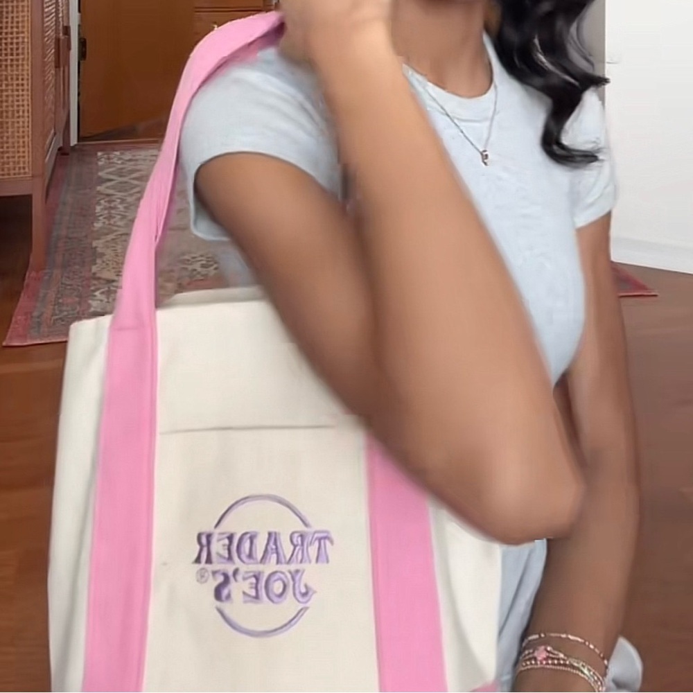Trader Joe’s Pink Collectors Tote